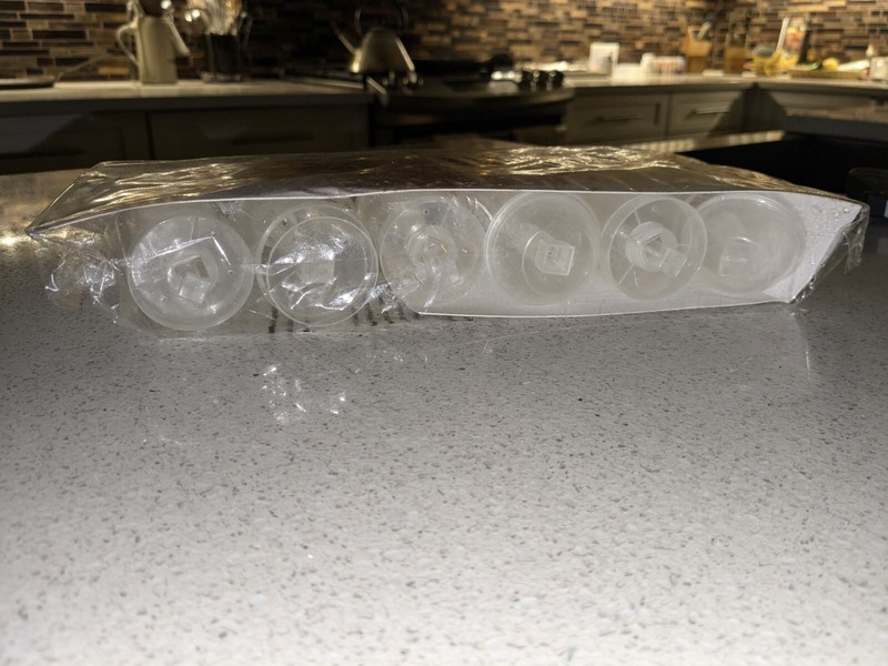 NEW-Wilton 7 1/4" Tall x 1 3/4" Round Plastic Treat Pops 6-Pack Parfait Pushups gallery