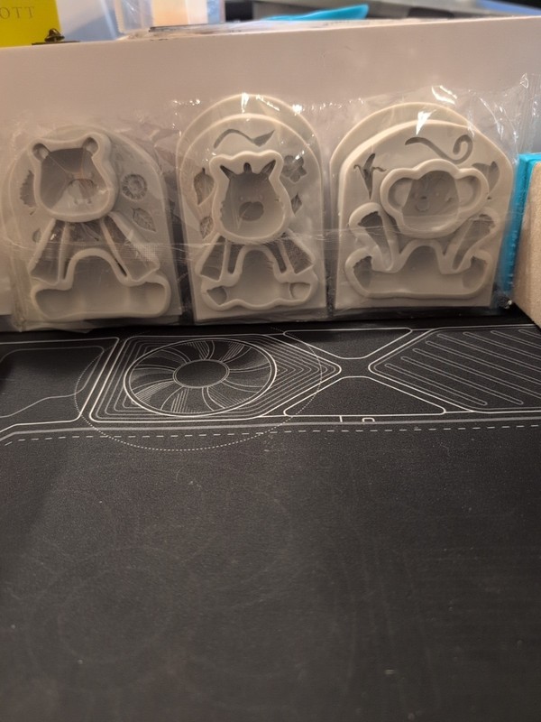 Jungle Animals Fondant Silicone Molds Sugarcraft Cake Decoration 6-count
