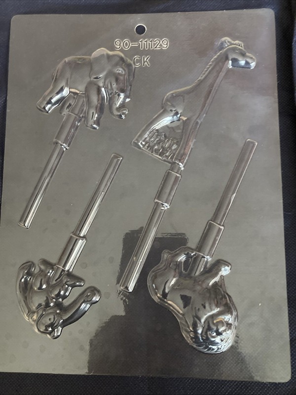 Noah’s Arc & Animal Mold/Elephant, Giraffe, Lion & Monkey Lollipop Mold gallery