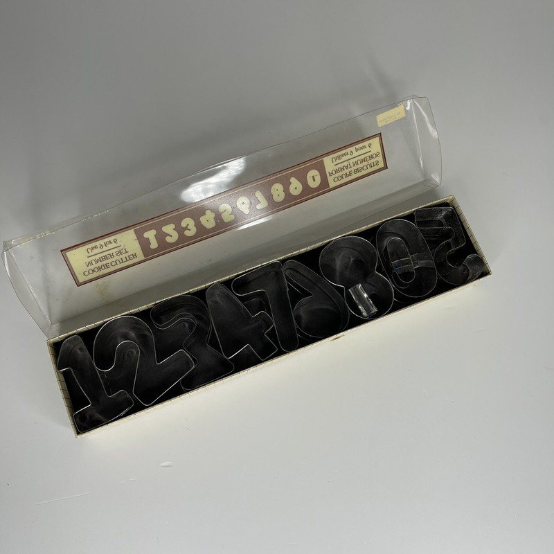Fox Run Craftsmen Number Cookie Cutter Set Vintage Baking gallery