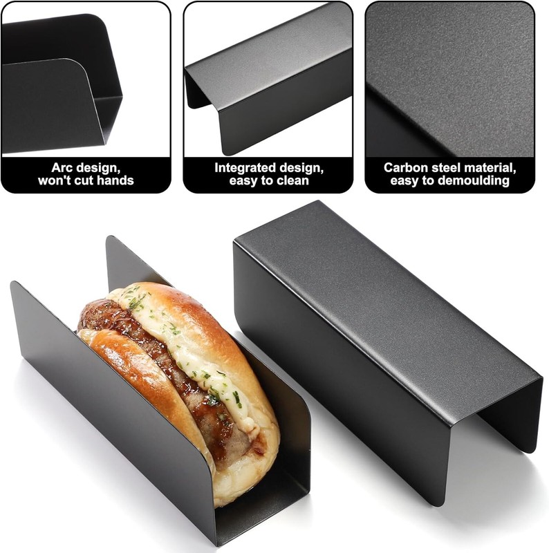 Bread Molds U-Shape Biscuit Cookies Molds Pork Chop Bread Molds for Oven Homemad gallery