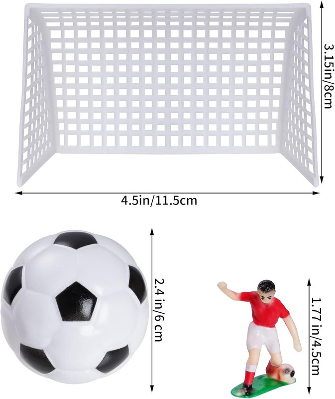 18 Pieces Soccer Cake Topper Decorations Soccer Ball Cupcake Topper Soccer gallery