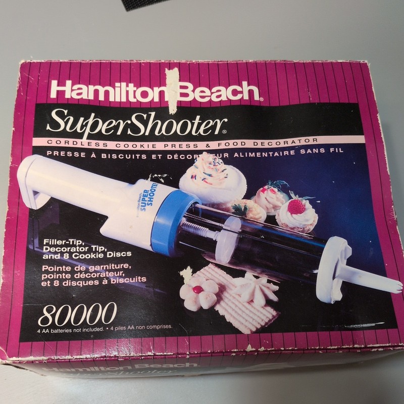 Hamilton Beach The Super Shooter Cookie Press – White