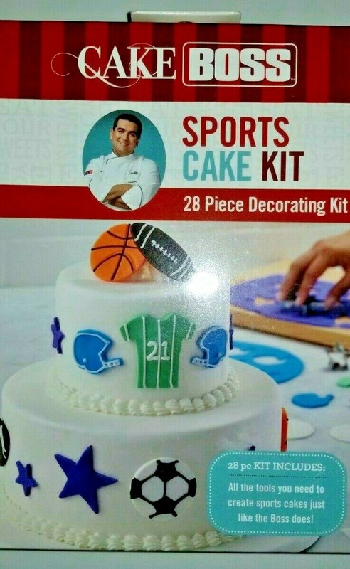 Cake Boss Sports 28 pcs Cake Kit + 25 pcs Winter Cake Kit Cake Decorating Kits gallery