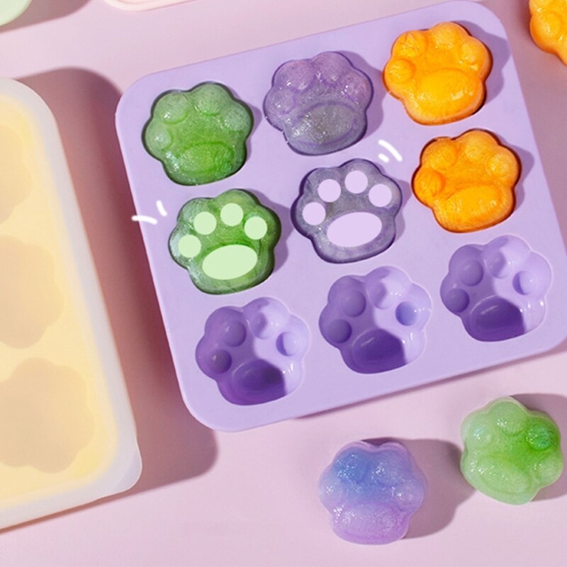 Cartoon Molds Baking Mold Paw Shaped Chocolate Silicone Cake Molds gallery