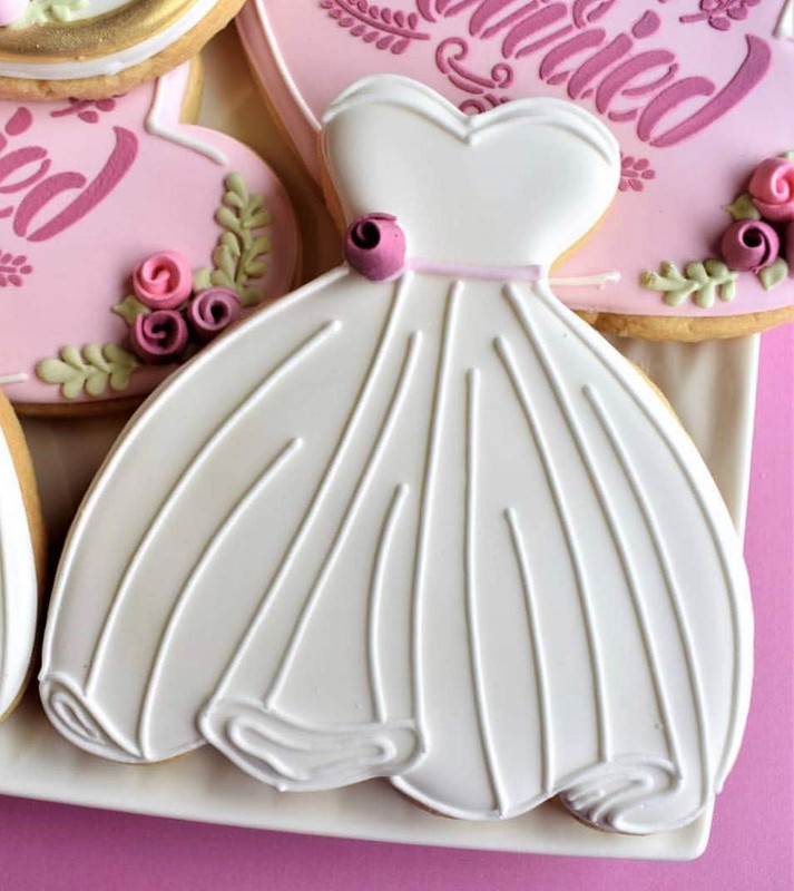 Ann Clark Wedding/Princess Dress Cookie Cutter Large, 4” Made in USA gallery