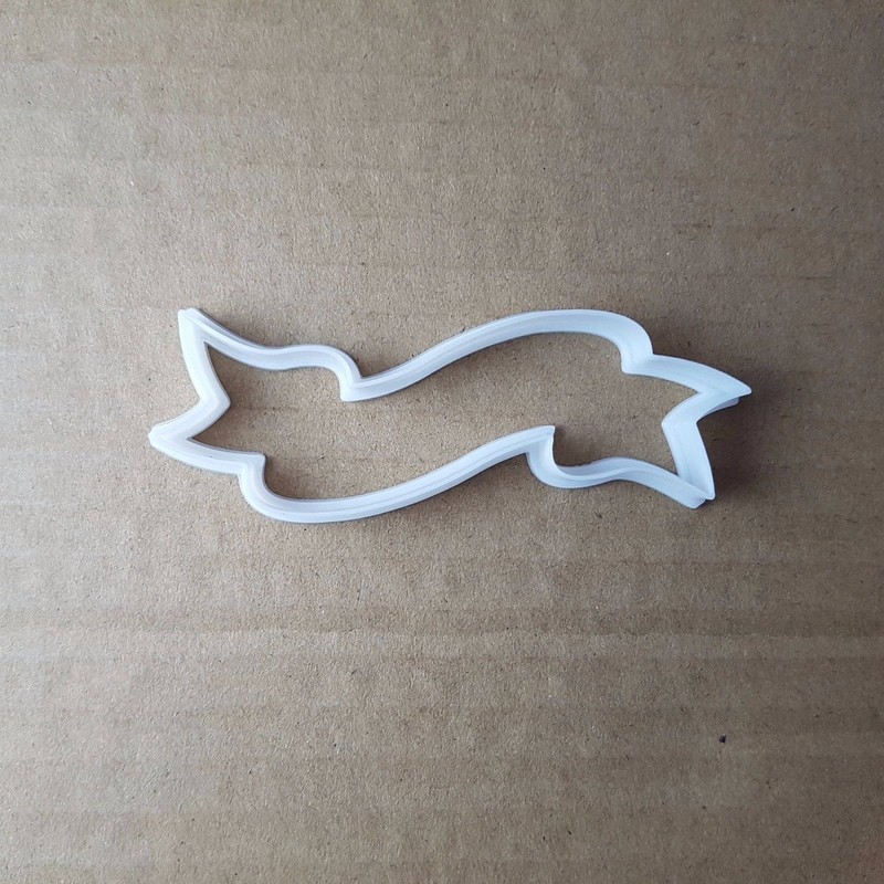 Ribbon Plaque Flag Award Shape Cookie Cutter Dough Biscuit Pastry Fondant Sharp gallery