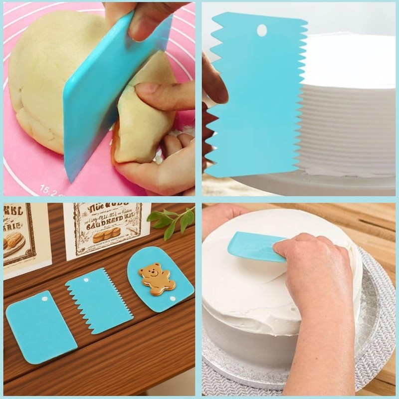 175PCS Icing Decoration Gun Set, Cake Decorating Kit with 48 Piping Silver gallery