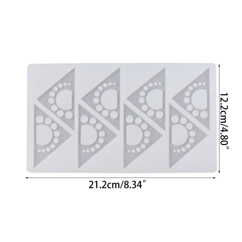 8 Holes Fondant Mold Baking Tools Chocolate Moulds Candy Molds Triangular Shaped gallery
