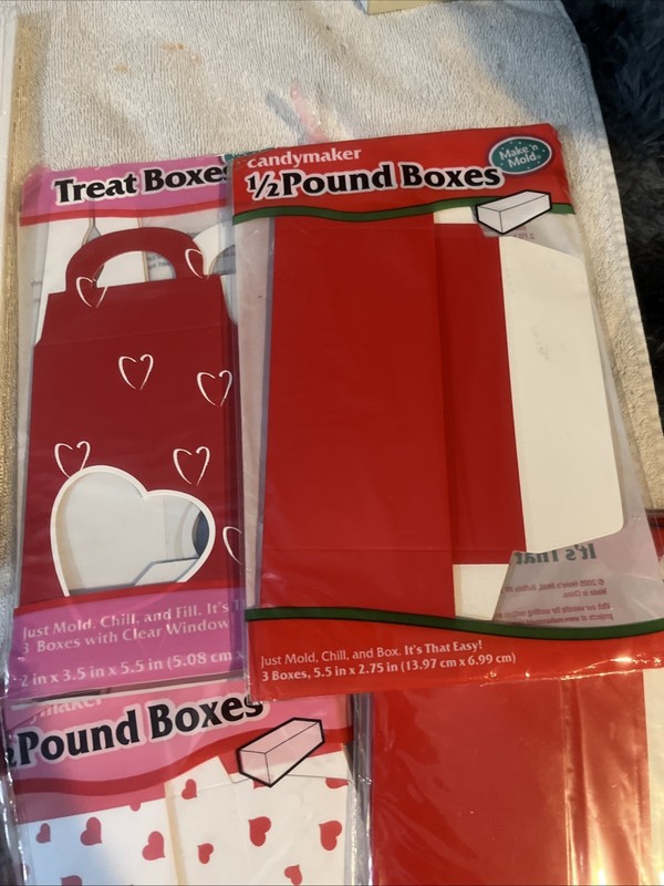 Set Of Candy Maker Treat Boxes And Pound Boxes Used gallery