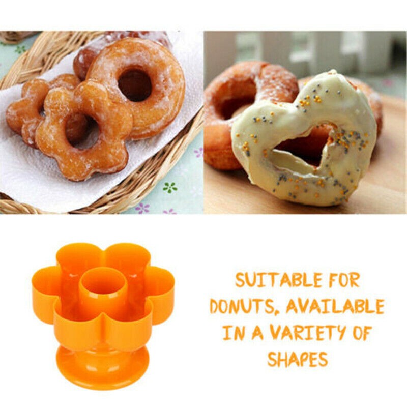 Diy Mold Mould Tool Maker Pastry Pudding Cake Decor Cookies Cutter 3 Shape Donut gallery