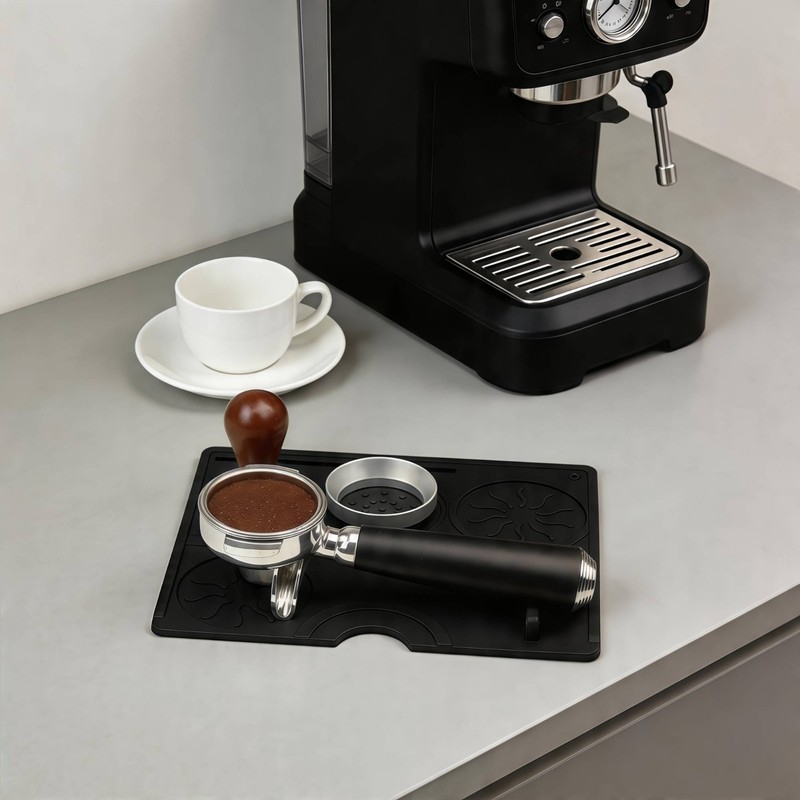 Silicone Tamping Mat Food-Safe Espresso Tamping Mat Waterproof gallery