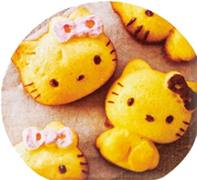 Sanrio Hello Kitty Silicone Mini Madeleine Cake Mold Japan Limited Original gallery
