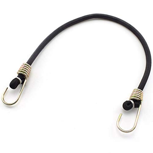 6-Pack Mini Bungee Cords with Hooks 10 Inch Black Elastic Rope Rubber 6-Pack gallery