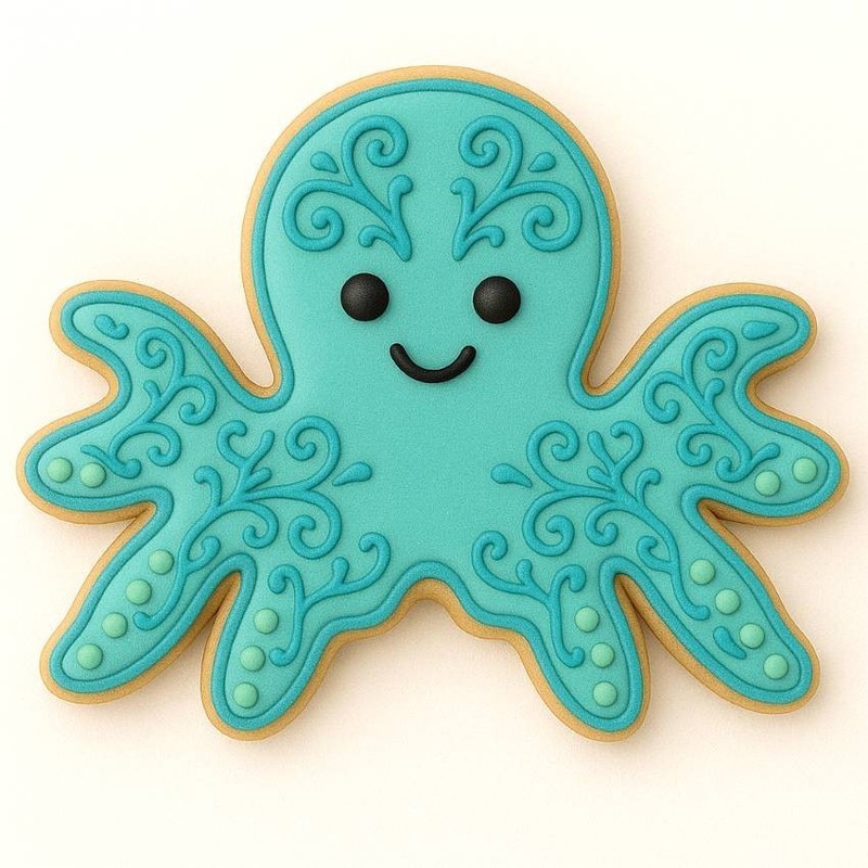 Octopus 4.5'' Cookie Cutter Metal gallery