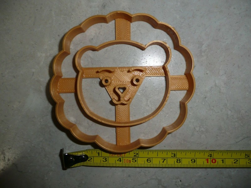 ZEBRA OUTLINE FACE HEAD ZOO ANIMAL SAFARI BLACK WHITE COOKIE CUTTER USA PR2623 gallery