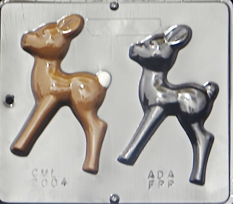 6″ Reindeer Chocolate Candy Mold Christmas 2004 NEW