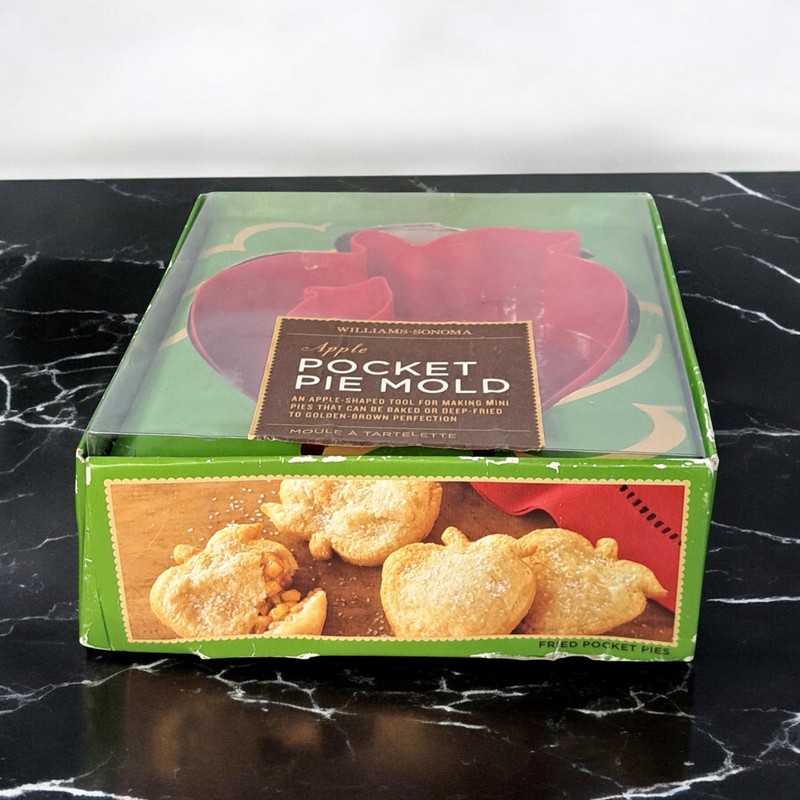 Williams Sonoma Apple Shape Pocket Pie Mold + Recipe New In Box gallery