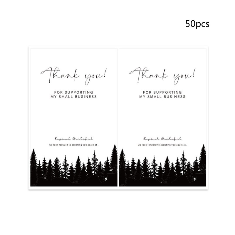 Rectangular Printed Forest Series Sticker Set of 50 Baking Biscuit Cake Gift Box gallery