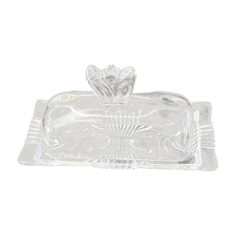 Butter Serving Tray Butter Container with Cover Dustproof Clear Butter Tray for gallery