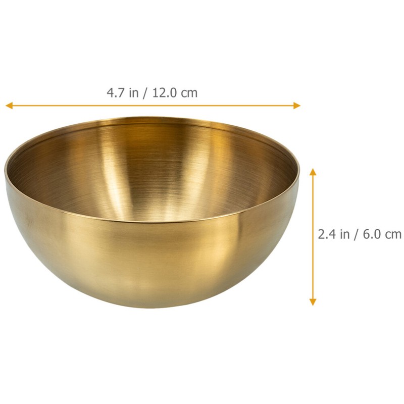 1PC Stainless Steel Mixing Bowl Metal Salad Bowl Deepen Food Bowl Round Noodle gallery