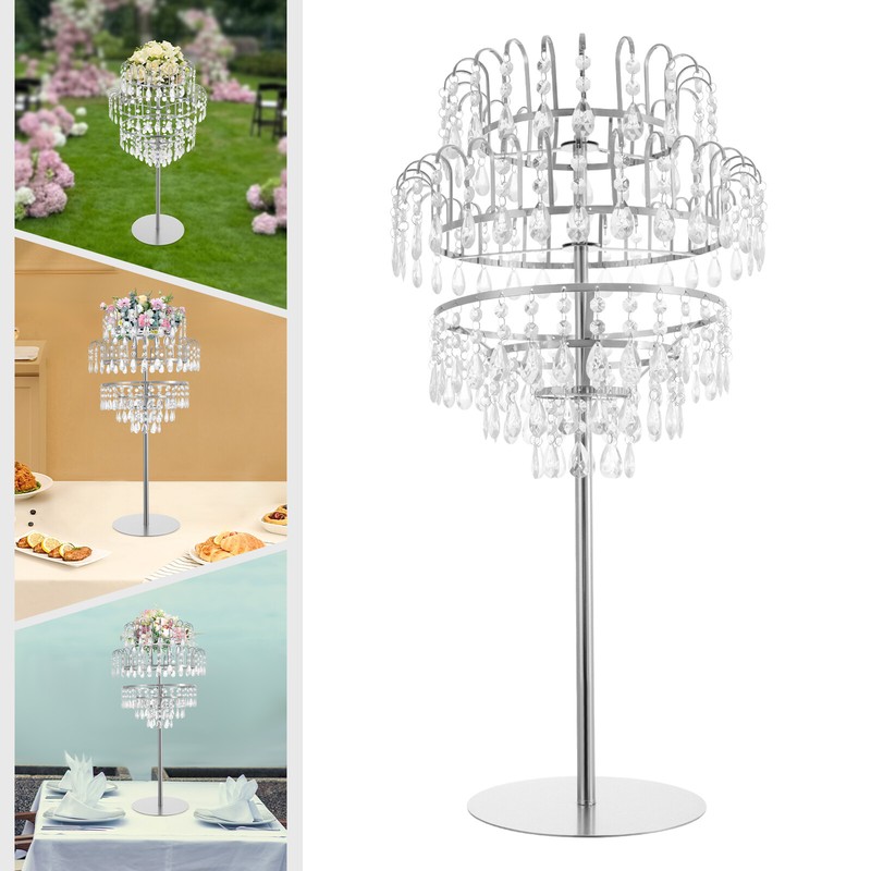 Elegant 5-Tier Flower Stand for Weddings and Home Decor gallery