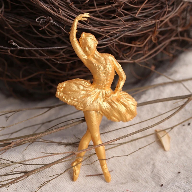 Ballet Dancer Silicone Mold Fondant Cake Sugarcraft Chocolate Gumpast Mould gallery