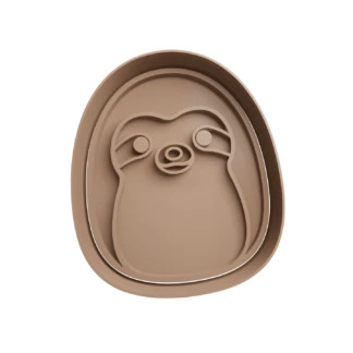 Squishmallows Simon Sloth Cookie Cutter
