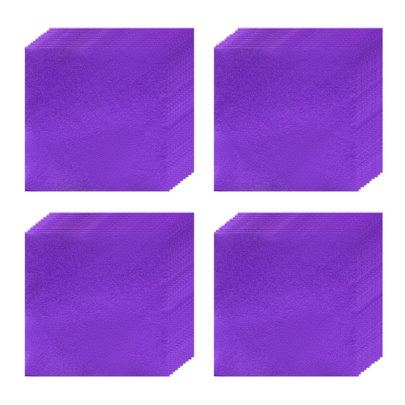 200pcs Candy Foil Wrappers 6 x 6 Inch Chocolate Bar Wrappers Purple Orange Peel