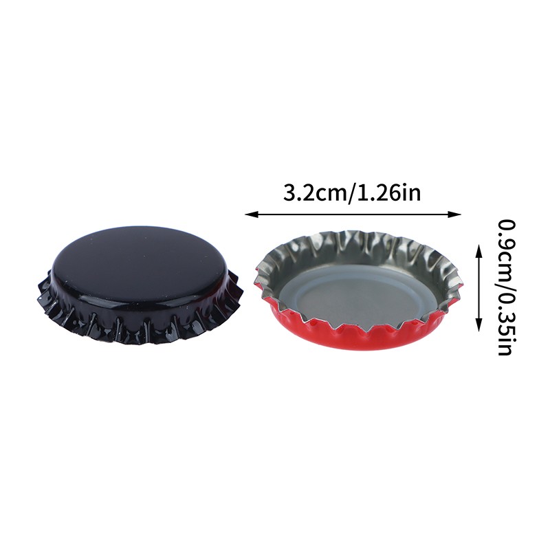 100Pcs Crown Caps Homebrew Beer Caps Craft Beer Bottling Caps Seal Crown Caps gallery
