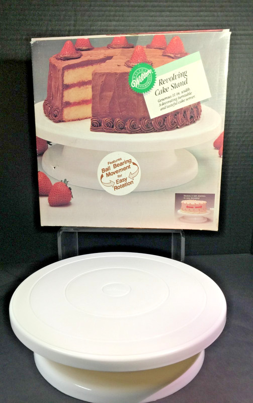 Wilton Revolving Cake Stand Ball Bearing Cake Decorating 11″ across EXCELLent