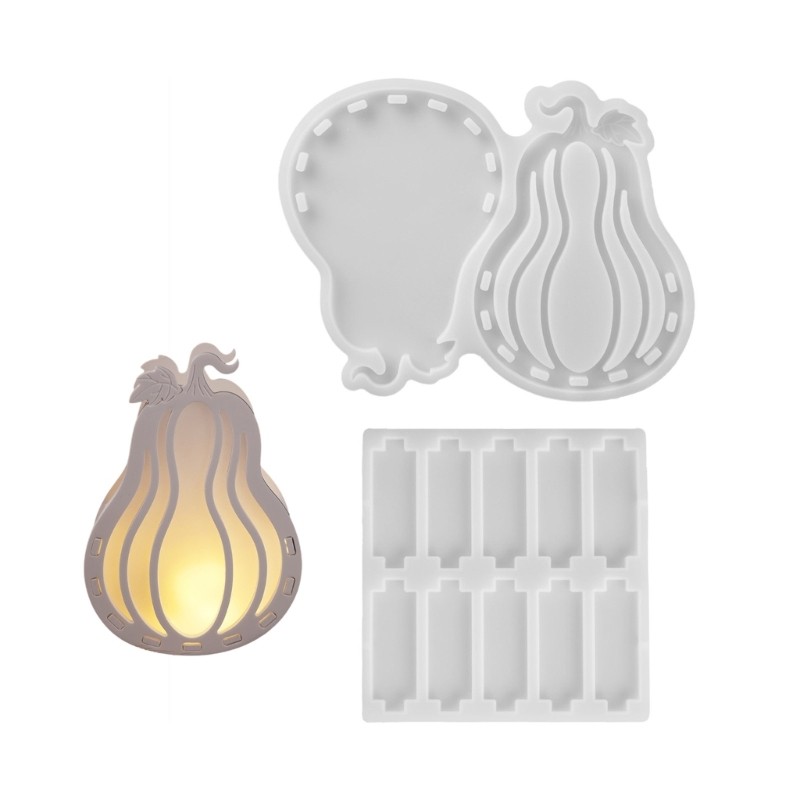 Creative Pumpkin Shape Silicone Craft Mold Jewelry Making Soap Baking Tool