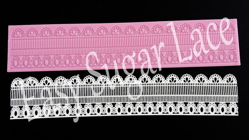 Silicone EYELET CAKE LACE Mat / Mold for Edible Sugar Lace FREE Shipping