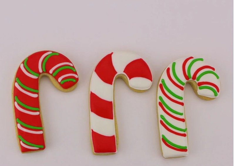 FIVE (5) Christmas Holiday Tree Candy Cane AngelCookie Cutters 3.5" by Ann Clark gallery