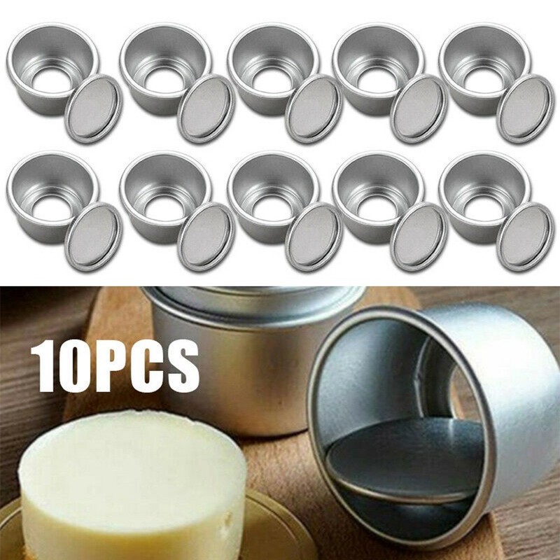 10pcs 2 inch Round Aluminum For Mini Cake Pans Removable Bottom for Pudding gallery