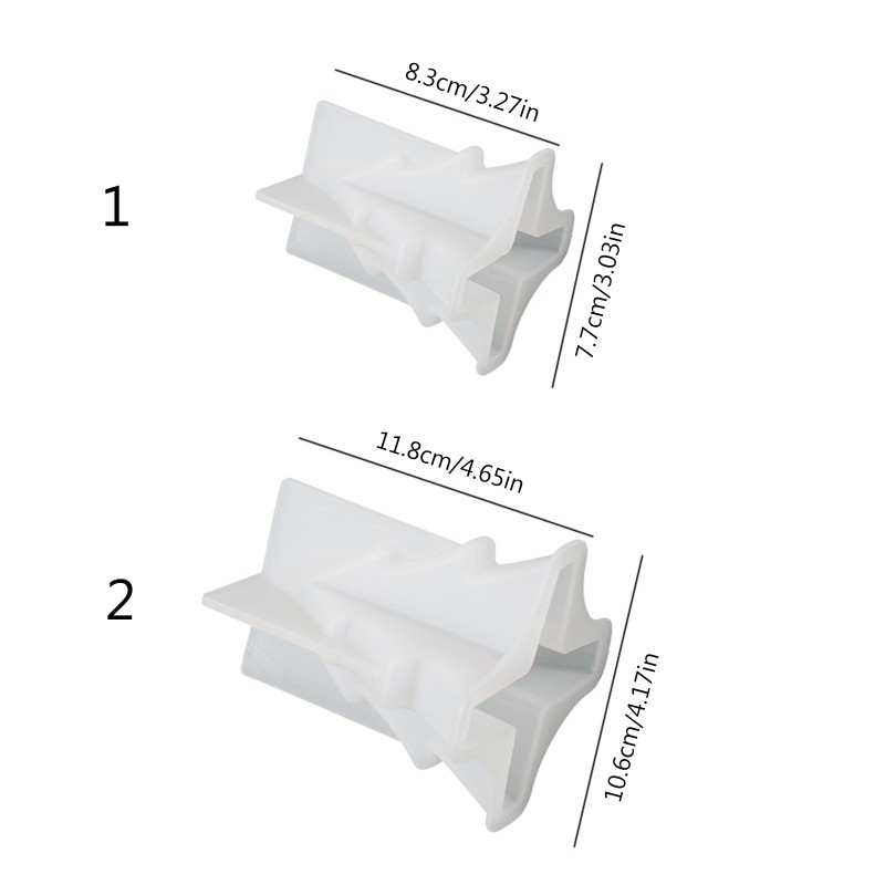 Silicone Ornament Casting Molds for DIY Christmas Tree Shape Making Mold gallery