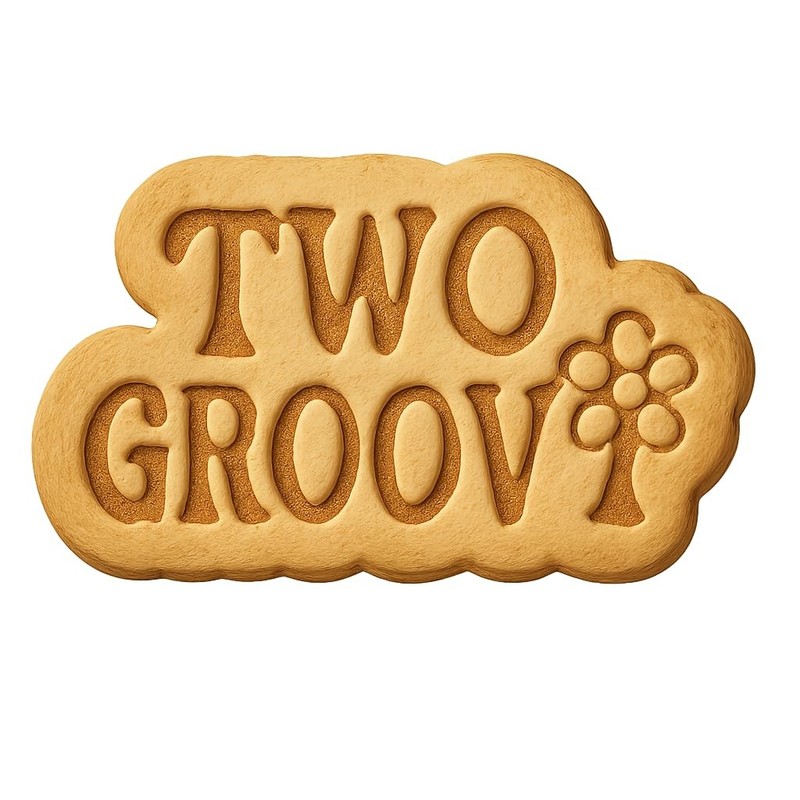 Vintage Two Groovy Cookie Cutter & Stamp, Fondant & Clay – 4×3