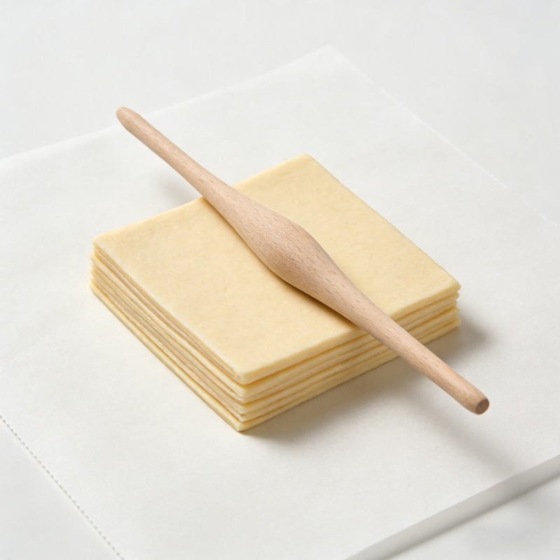 Rolling Pin: Baking Bread And Pastry Rolling Pin - Wood Handheld Roller - Dough gallery