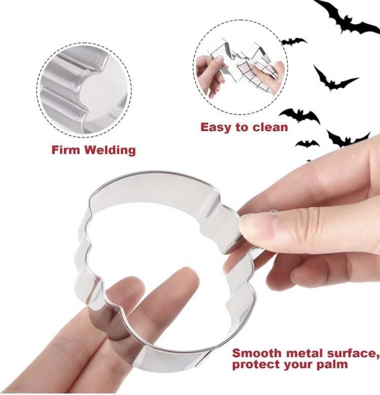 8 Piece Halloween Cookie Cutter Set NIP.Party gallery