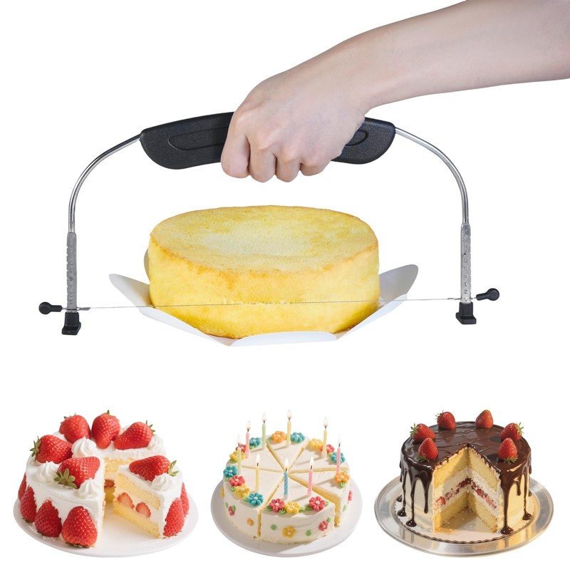 Adjustable Cake LevCake Cutter Slicer Leveler, 9 Different Height Premium Food G gallery