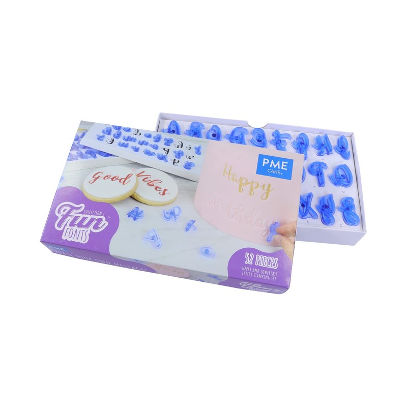 Fun Fonts-Alphabet Stamp Set of 52, Upper and Lower Case, Collection 1 gallery