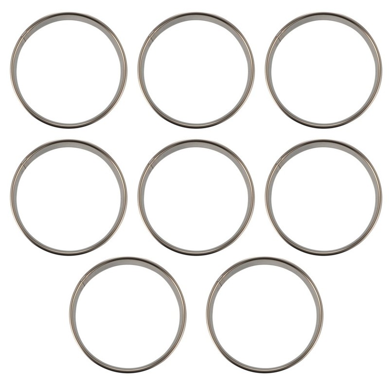 8pcs Mousse Rings Molds Baking Tools Cake Cookies Molds Stainless Steel Moulds gallery