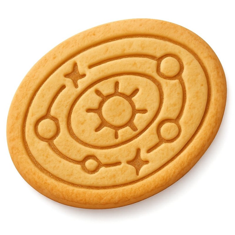 Compact Solar System Cookie Cutter & Stamp, Fondant & Clay – 4×3.5