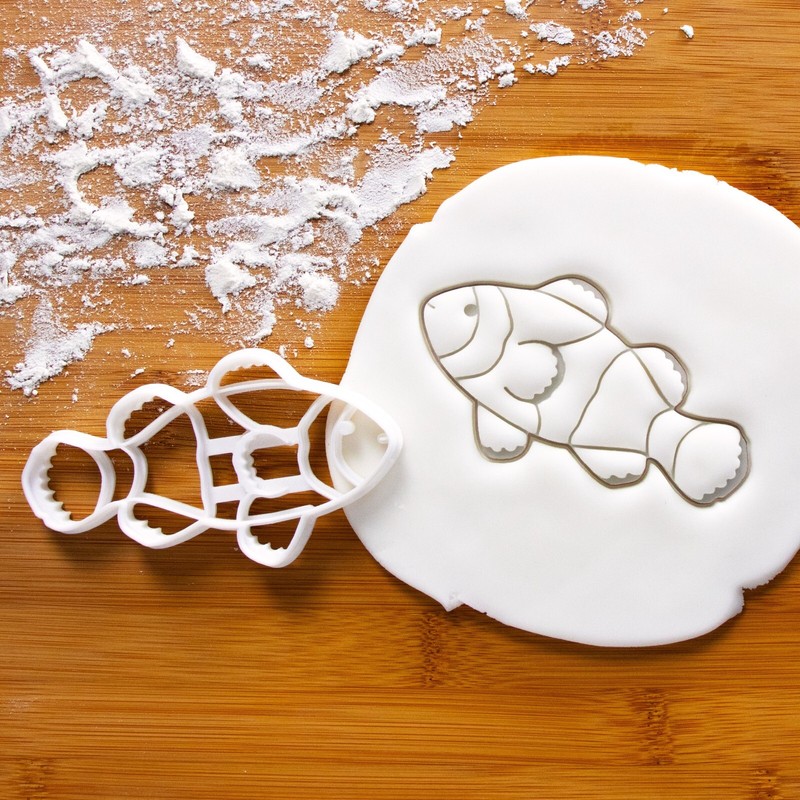 Clownfish Cookie Cutter – under the sea mermaid nautical marine beach ocean fish