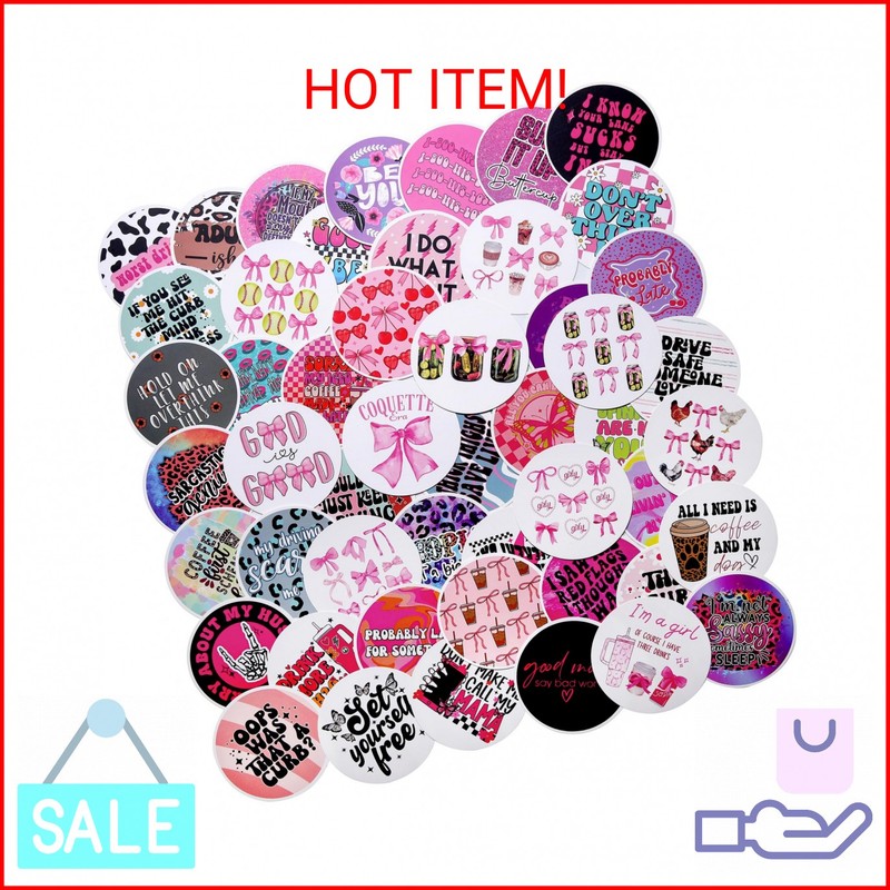 MUBYOK M449 2.5inch 100pcs Car Freshies Cardstock Cutouts Round for Circles Sili