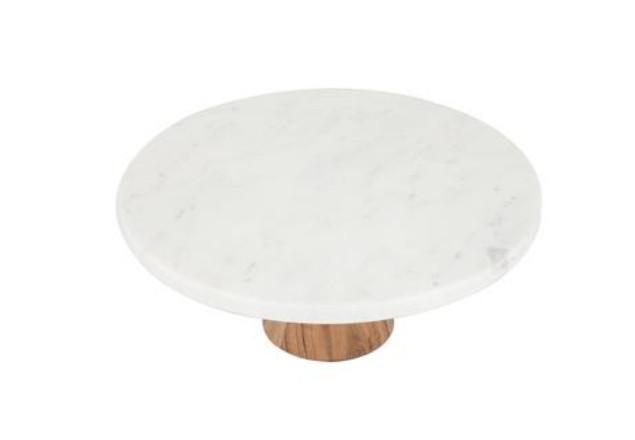 Thirstystone Uptown Marble Cake Stand – White