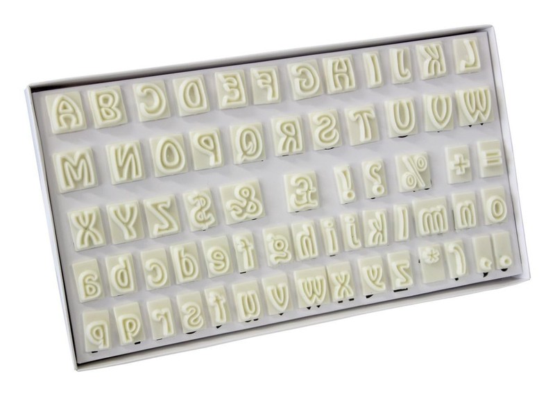 Pme Jem 64 Piece Alphabet Plastic Cutter Set