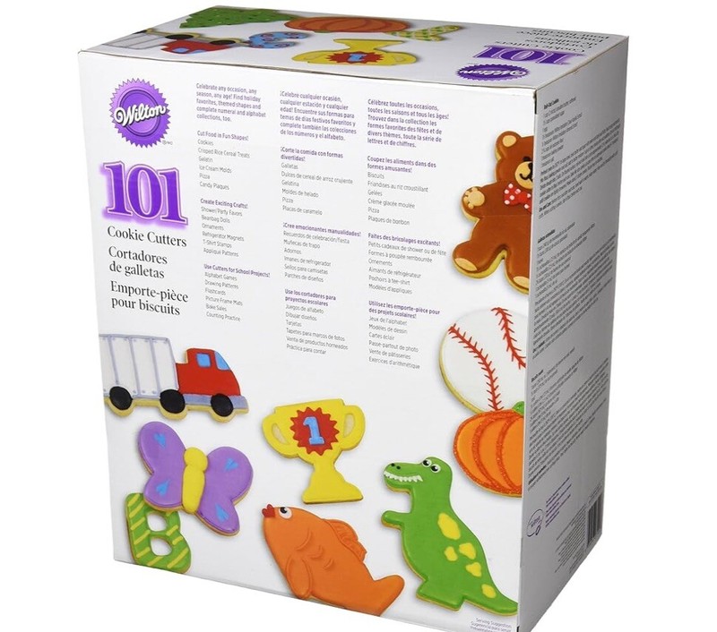 Curious Chef Cake Decorating Kit PLUS Cookie Cutters ABCs 123s Shapes Holiday gallery