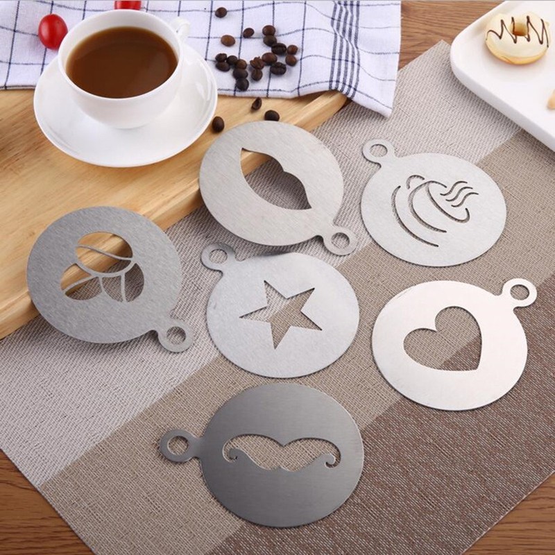 Decoration Tools Coffee Mould Christmas Cookie Cake Stencils Templates Art gallery