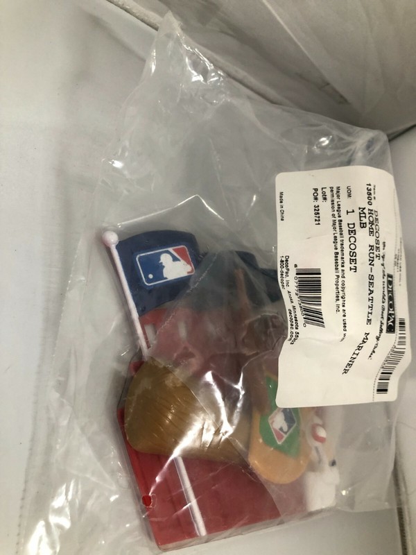 DecoPac Seattle Mariner MLB Home Run cake decorating set / NEW gallery